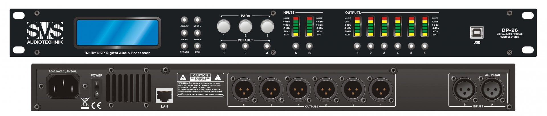 SVS Audiotechnik DP-26 Цифровой процессор: 2 входа 6 выходов в Ессентуках