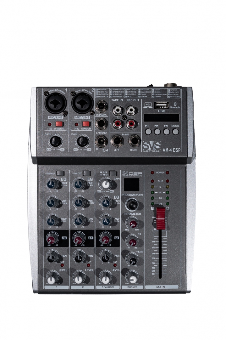 SVS Audiotechnik mixers AM-4 DSP Аналоговый микшерный пульт, 4-канала в Ессентуках