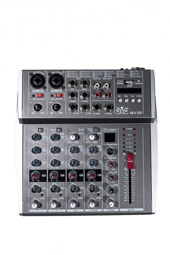SVS Audiotechnik mixers AM-6 DSP Микшерный пульт аналоговый, 6-канальный SVS Audiotechnik mixers в Ессентуках