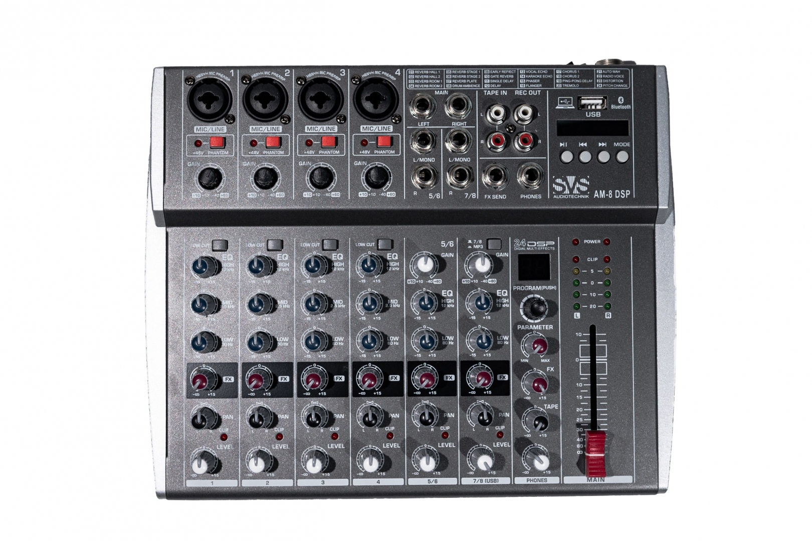 SVS Audiotechnik mixers AM-8 DSP Микшерный пульт аналоговый, 8-канальный в Ессентуках